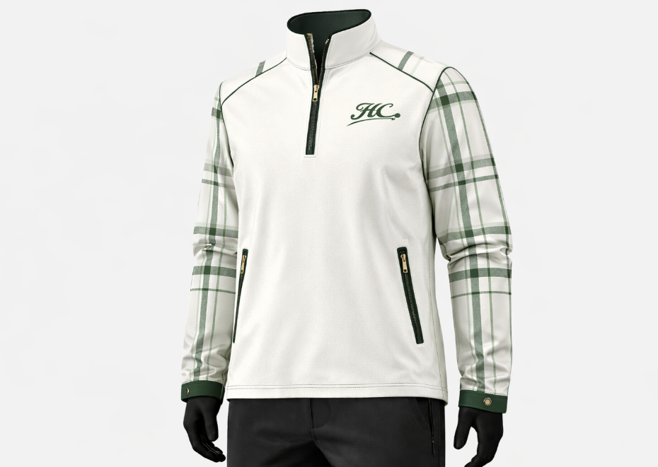 The Monsoon Plaid Shell Half-Zip