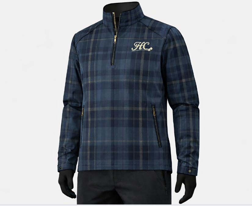 The Monsoon Plaid Shell Half-Zip