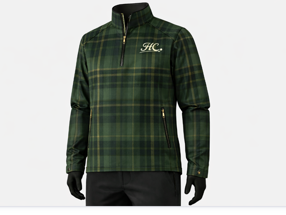 The Monsoon Plaid Shell Half-Zip
