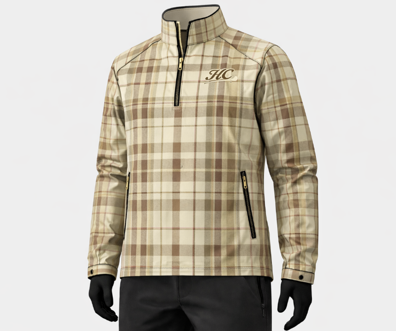 The Monsoon Plaid Shell Half-Zip